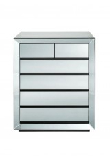 Mirano Mirrored 2+4 Drawer Chest W90 *Limited Stocks Mirano Mirrored 2+4 Drawer Chest W90 *Limited Stocks